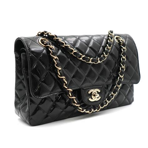 chanel medium black purse|Black Chanel purse for sale.